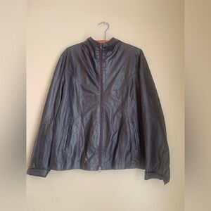 GABI pelletteria Firenze brown leather coat jacket womens soft leather moto
